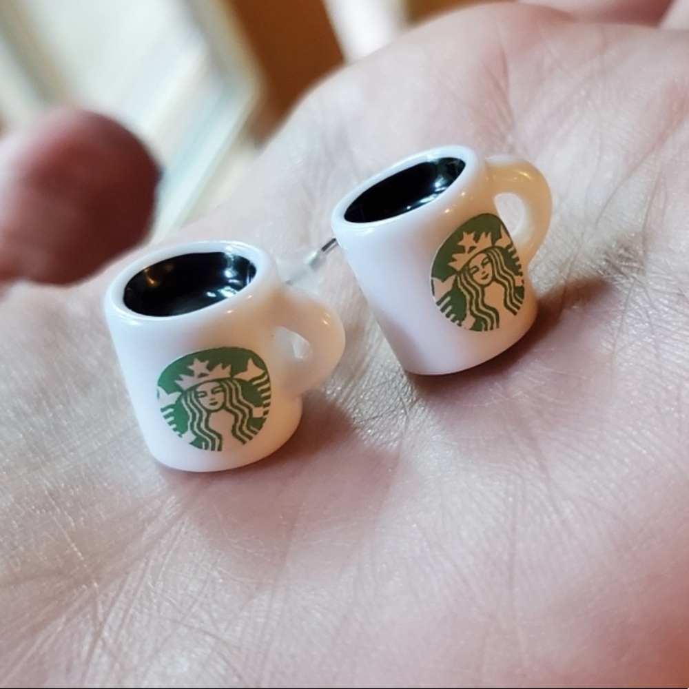 ☕️ *RARE* Starbucks Coffee Earrings